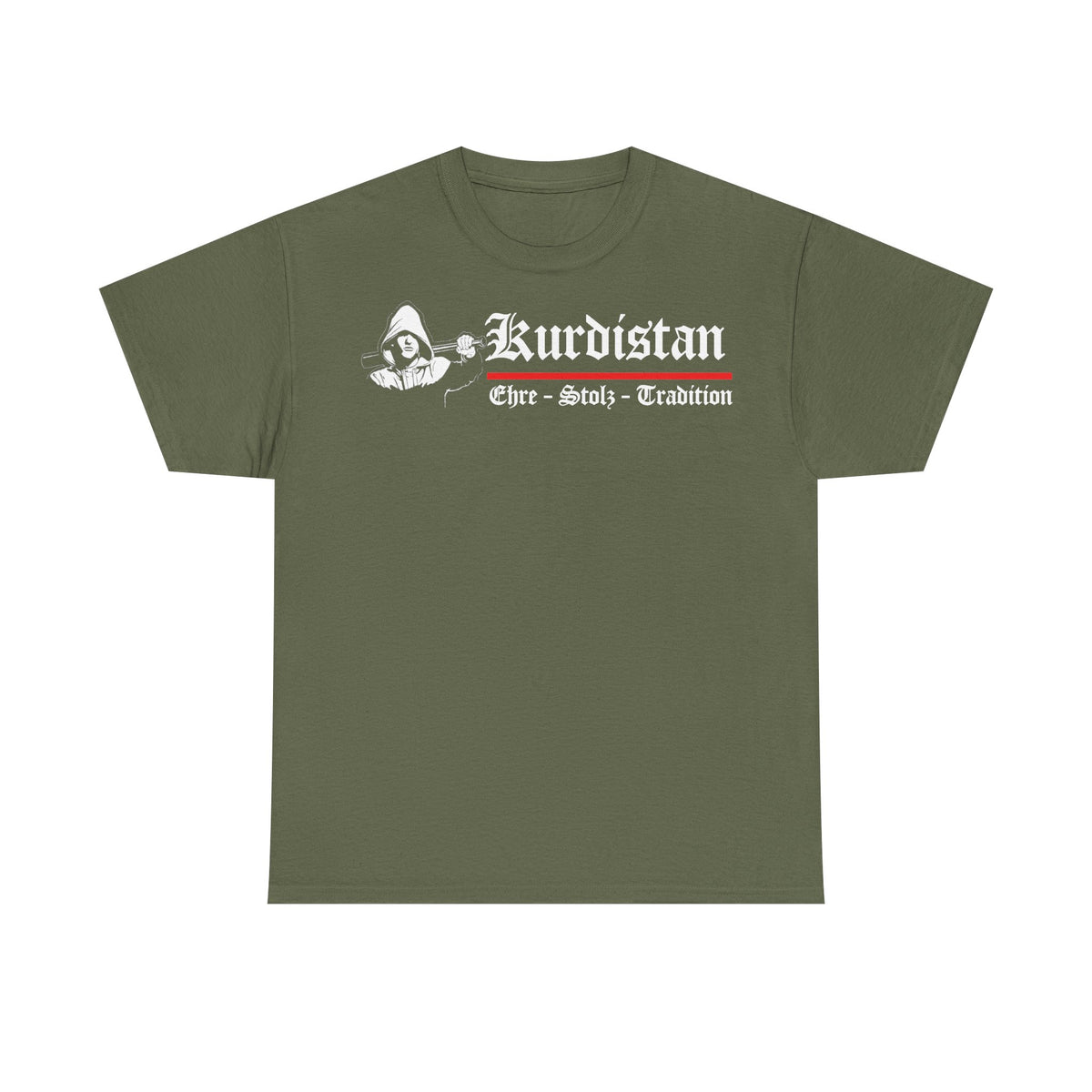 Kurdistán Azadi Escudo Bandera Patria Newroz Regalo - Camiseta unisex