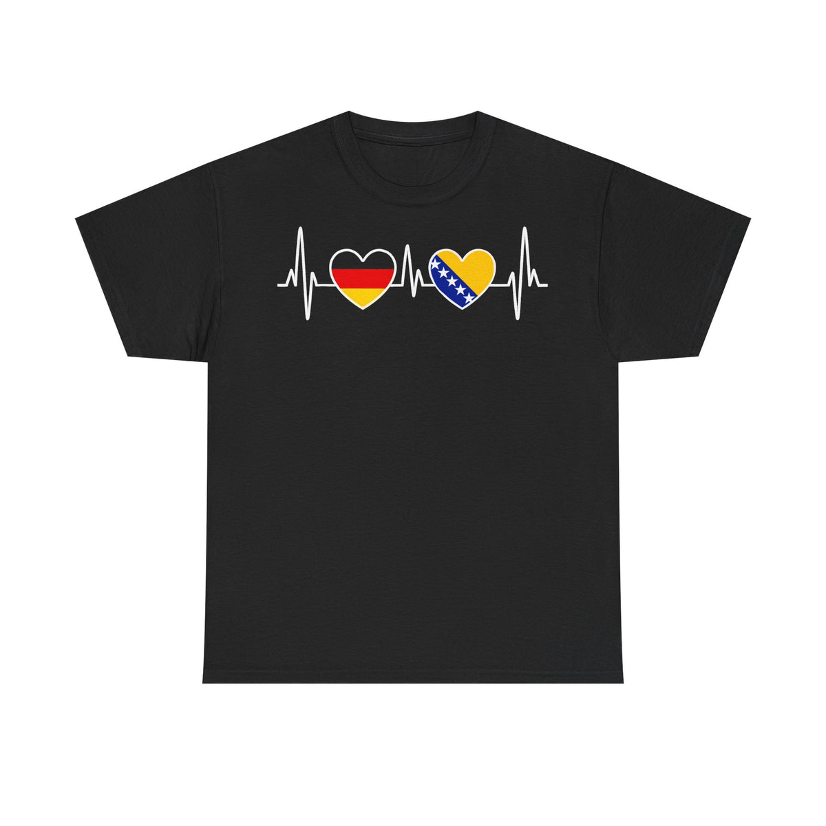 Bosnia Wappen Flagge Stolz Heimat Fußball fan Geschenkidee - Unisex T-Shirt