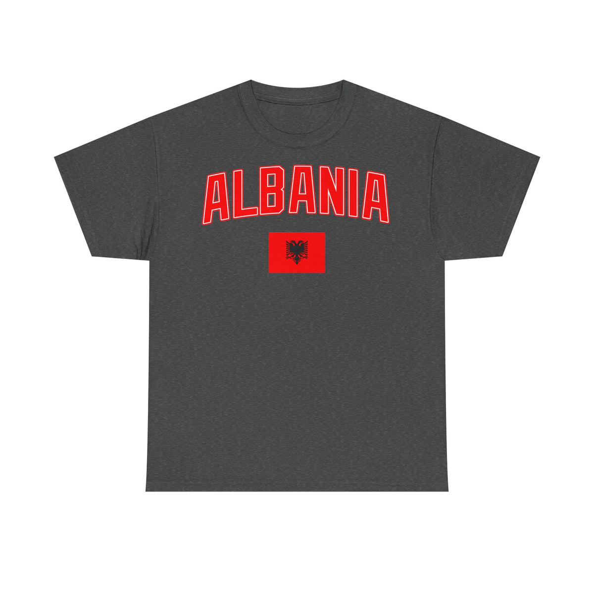 Albania Wappen Shqiptar Flagge Adler Fußball Fan Sport Unisex T Shirt