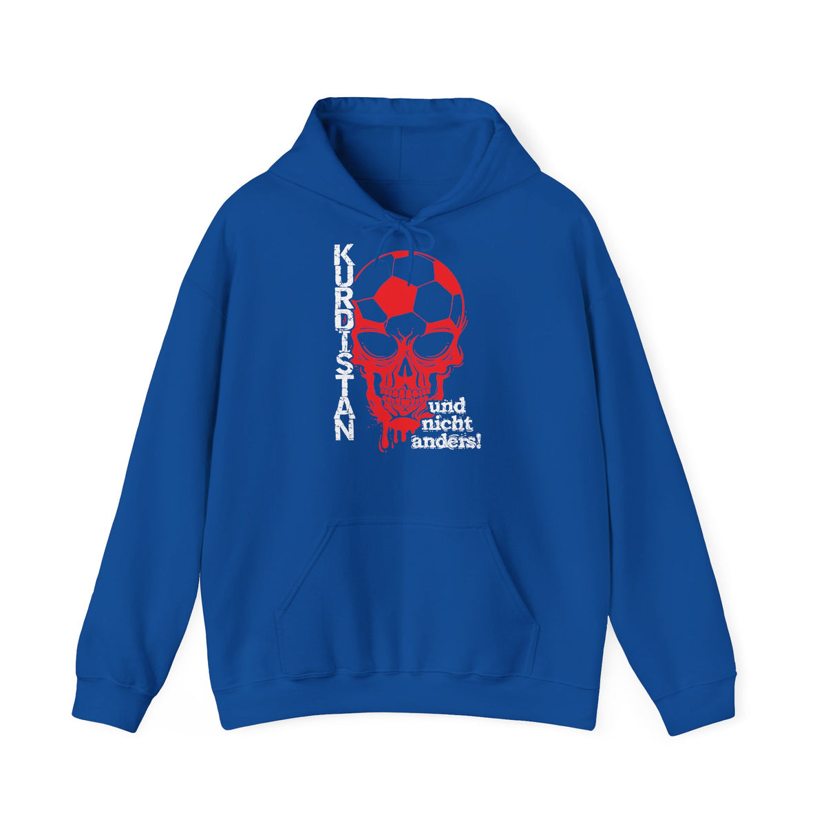 Kurdistan patria orgoglio stemma bandiera sport calcio regalo per tifosi - felpa con cappuccio unisex