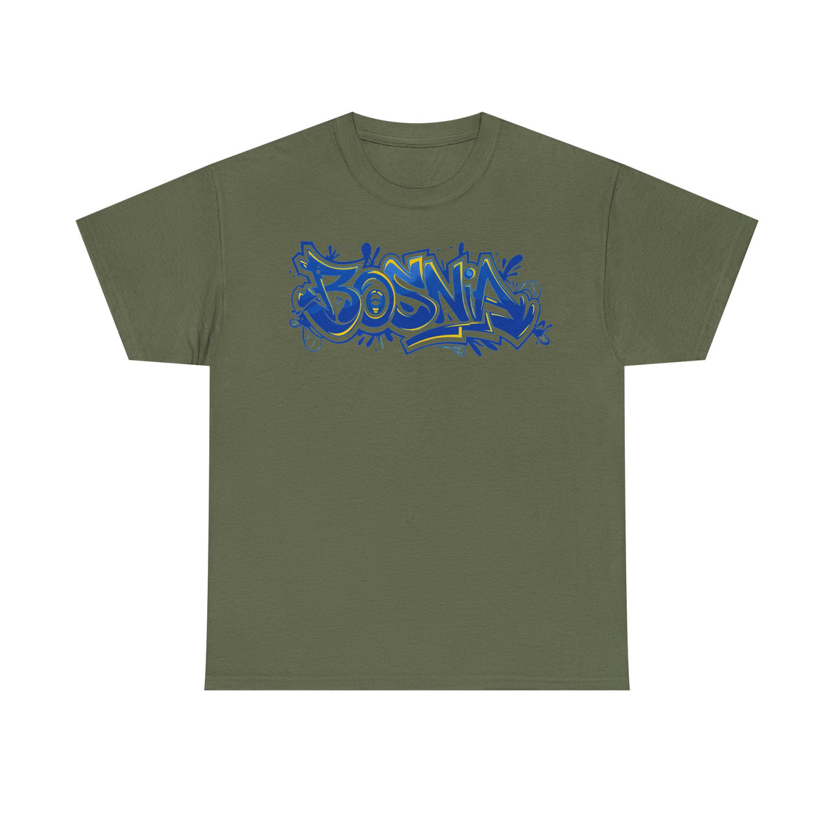 Bosnia escudo bandera orgullo patria aficionado al fútbol idea de regalo - Camiseta unisex