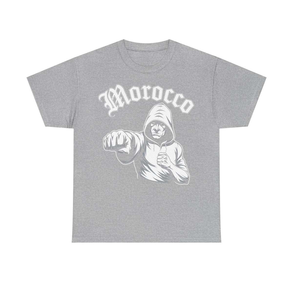 Escudo de hooligan de Marruecos Bandera de Marruecos Fútbol Aficionado Deporte Idea de regalo - Camiseta unisex