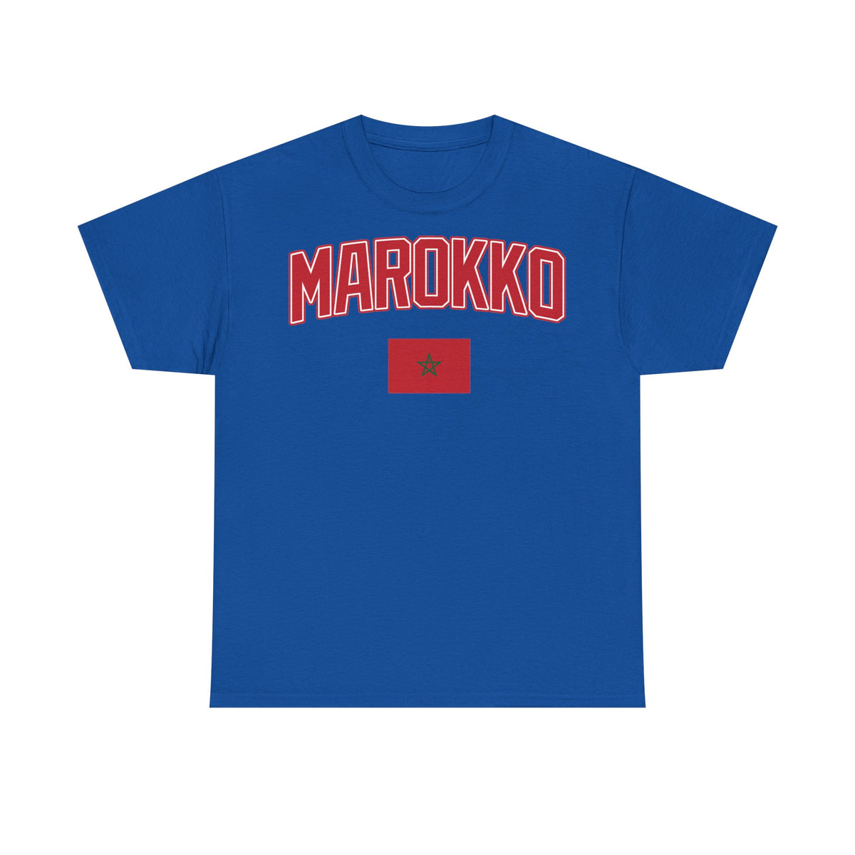 Marruecos Escudo Morocco Bandera Orgullo Fútbol Fan Deporte FIdea de regalo - Camiseta unisex