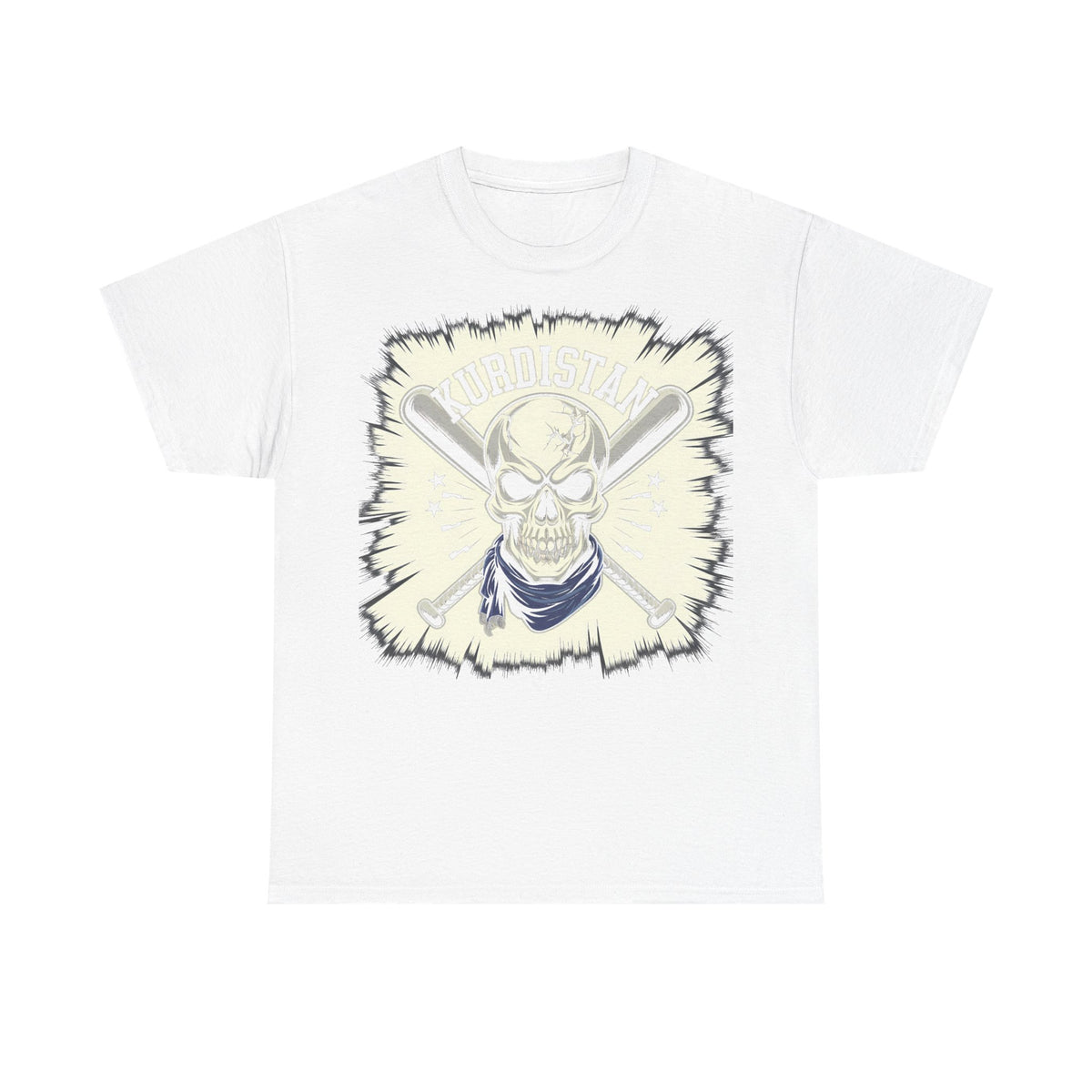 Camiseta unisex con escudo, bandera y regalo para los aficionados del Kurdistán: Azadi, patria
