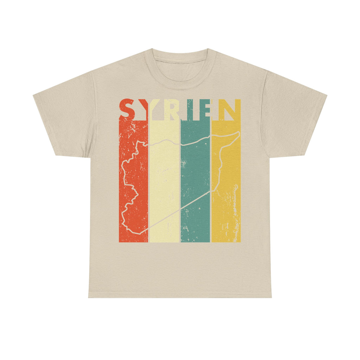Syria Syrien Wappen Flagge Heimat Sport Fan Geschenkidee - Unisex T-Shirt