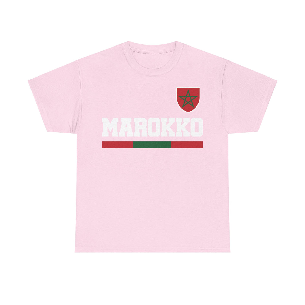 Marruecos Escudo Morocco Bandera Orgullo Fútbol Fan Deporte FIdea de regalo - Camiseta unisex