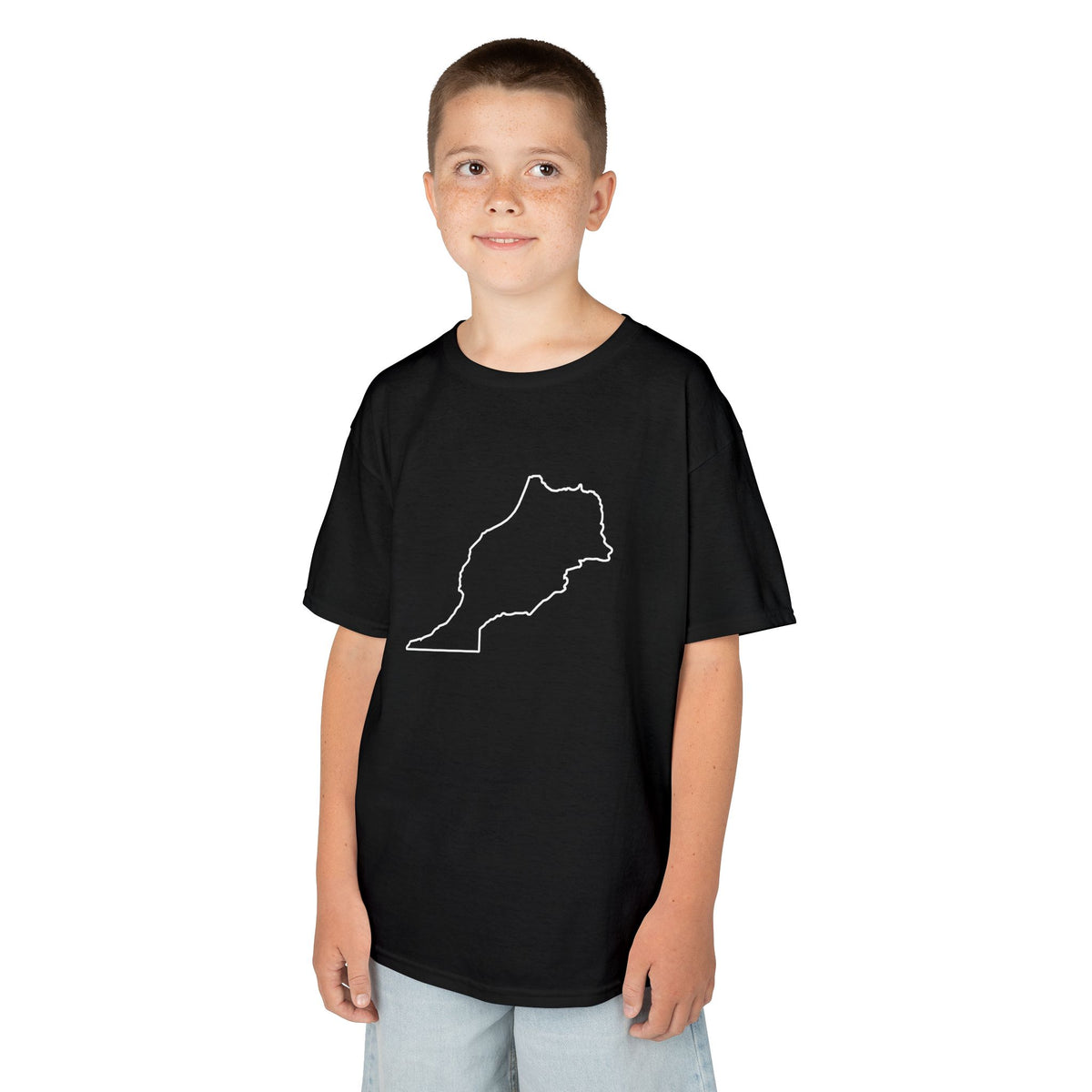 Marokko Wappen Morocco Flagge Stolz Fußball Fan Sport Geschenkidee - Unisex T-Shirt für Jugendliche