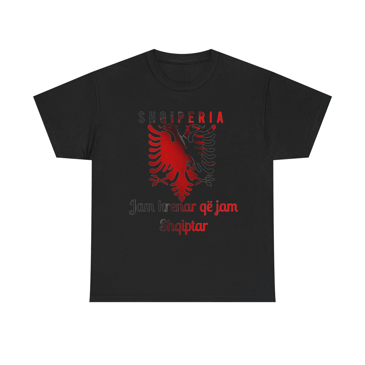 Camiseta unisex de Albania, escudo albanés, bandera, águila, fútbol, aficionado, deporte