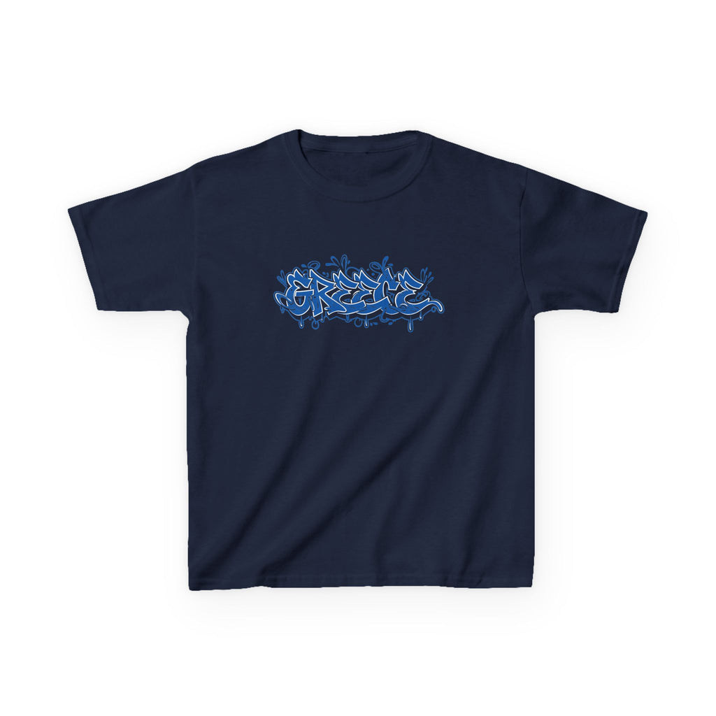 Greece Griechenland Flagge Wappen Heimat Fußball Sport Fan Geschenkidee - Für Kinder & Jugendliche Unisex T-Shirt