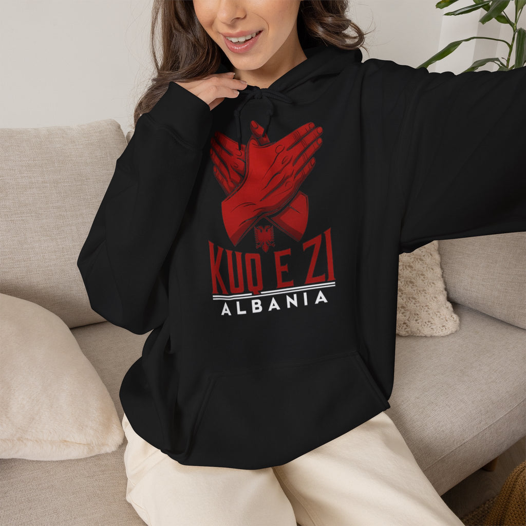 Albania KUQ E ZI Adlermove - Unisex Hoodie