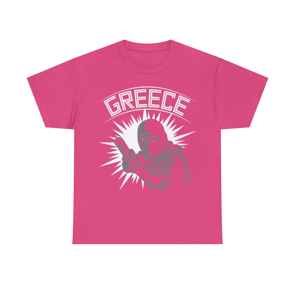 Greece Griechenland Hooligan Flagge Wappen Heimat Fußball Sport Fan Geschenkidee - Unisex T-Shirt