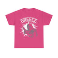 Greece Griechenland Hooligan Flagge Wappen Heimat Fußball Sport Fan Geschenkidee - Unisex T-Shirt
