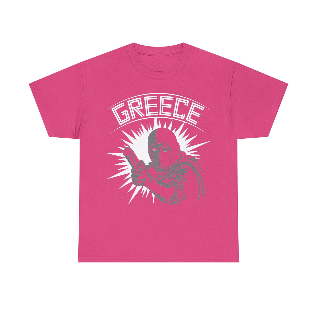 Greece Griechenland Hooligan Flagge Wappen Heimat Fußball Sport Fan Geschenkidee - Unisex T-Shirt