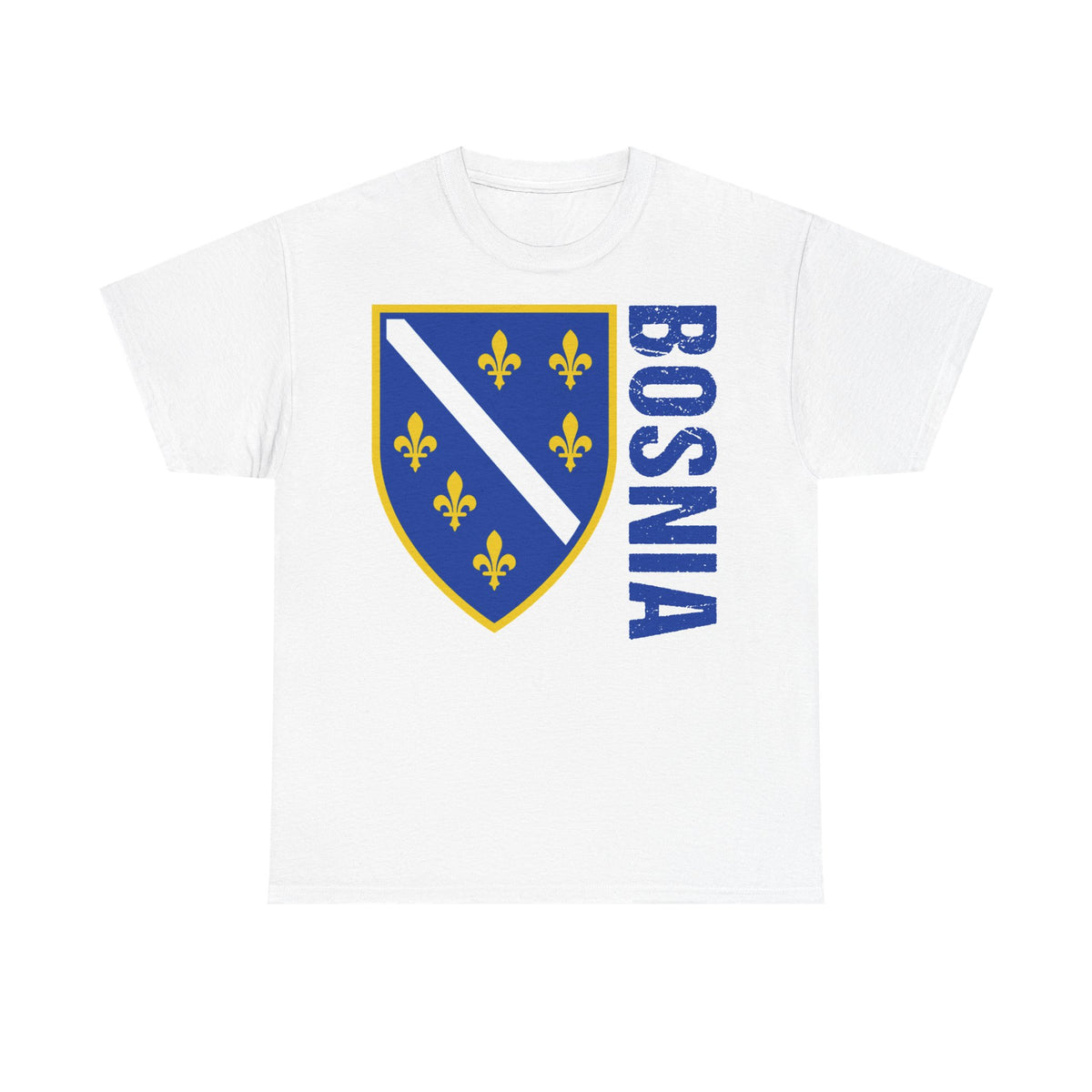 Bosnia escudo bandera orgullo patria aficionado al fútbol idea de regalo - Camiseta unisex