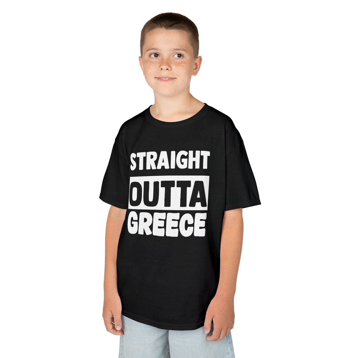 Greece Griechenland Flagge Wappen Heimat Fußball Sport Fan Geschenkidee - Für Kinder & Jugendliche Unisex T-Shirt