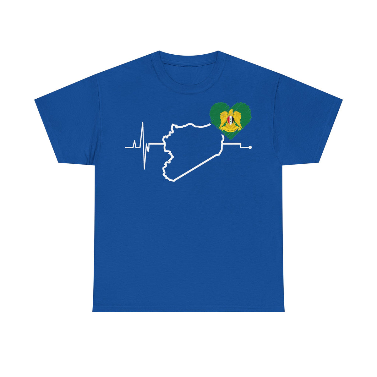 Syria Syrien Wappen Flagge Heimat Sport Fan Geschenkidee - Unisex T-Shirt