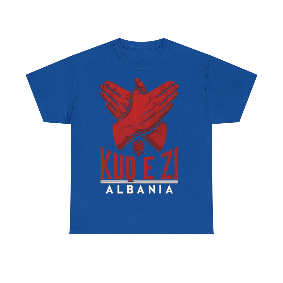Albania KUQ E ZI Adler Move Flagge - Unisex T-Shirt