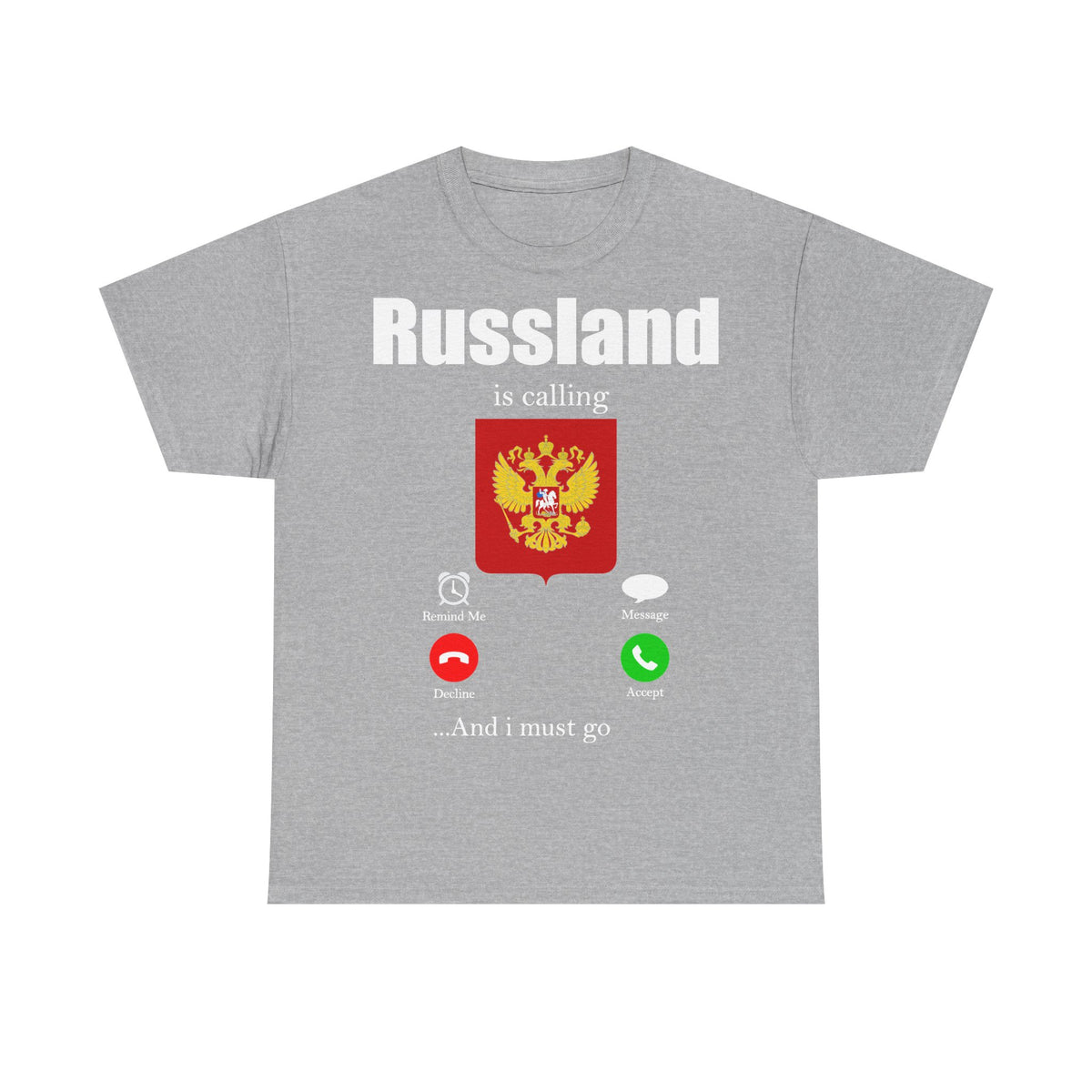 Rusia Rusia Moscú águila bandera escudo regalo deporte aficionado moda - Camiseta unisex