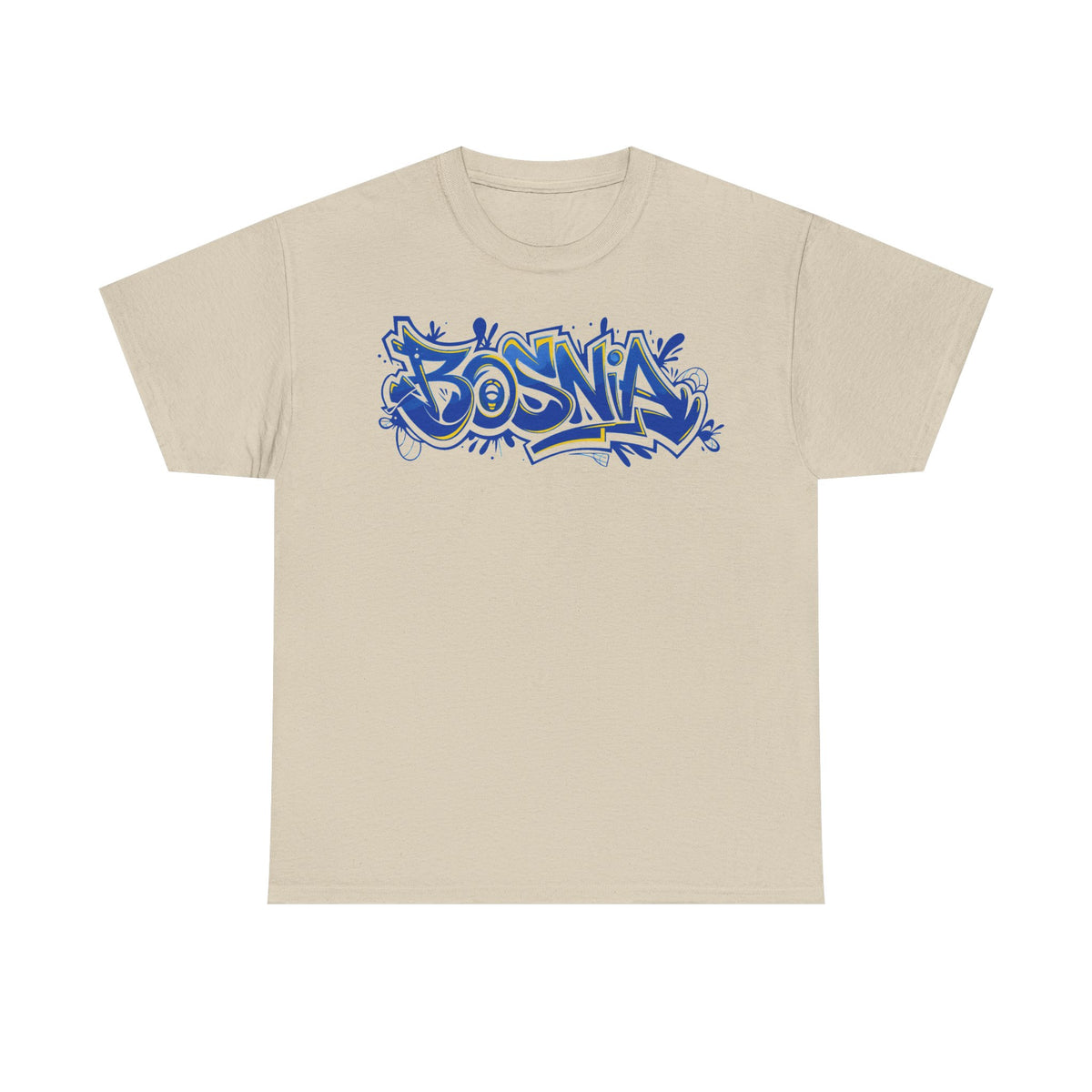 Bosnia escudo bandera orgullo patria aficionado al fútbol idea de regalo - Camiseta unisex