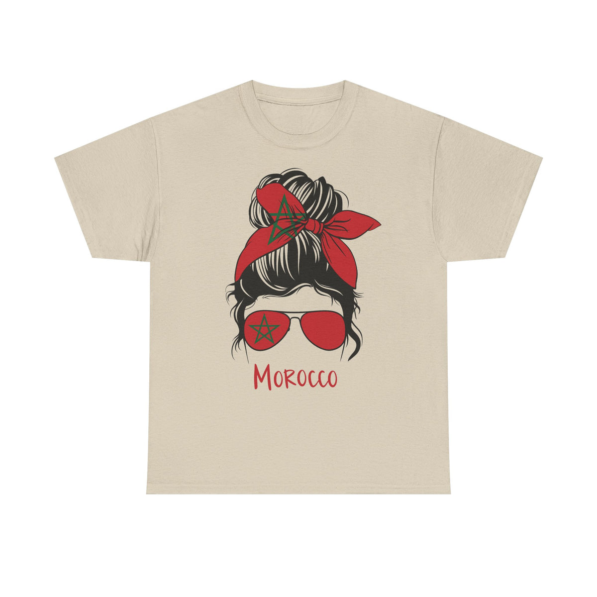 Marruecos Escudo Morocco Bandera Orgullo Fútbol Fan Deporte FIdea de regalo - Camiseta unisex