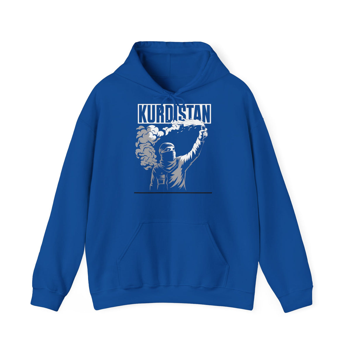 Kurdistan hooligan patria orgoglio stemma bandiera sport calcio tifoso regalo - Felpa con cappuccio unisex