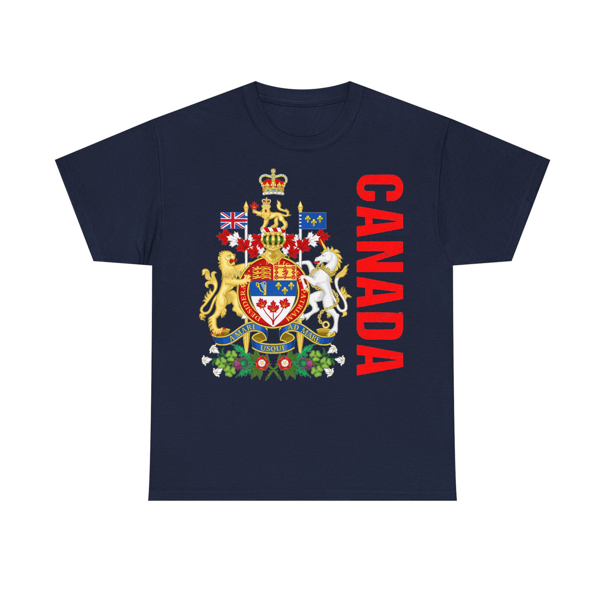 Canada Kanada Wappen Flagge Fan Sport Fußball Geschenkidee - Unisey T-Shirt