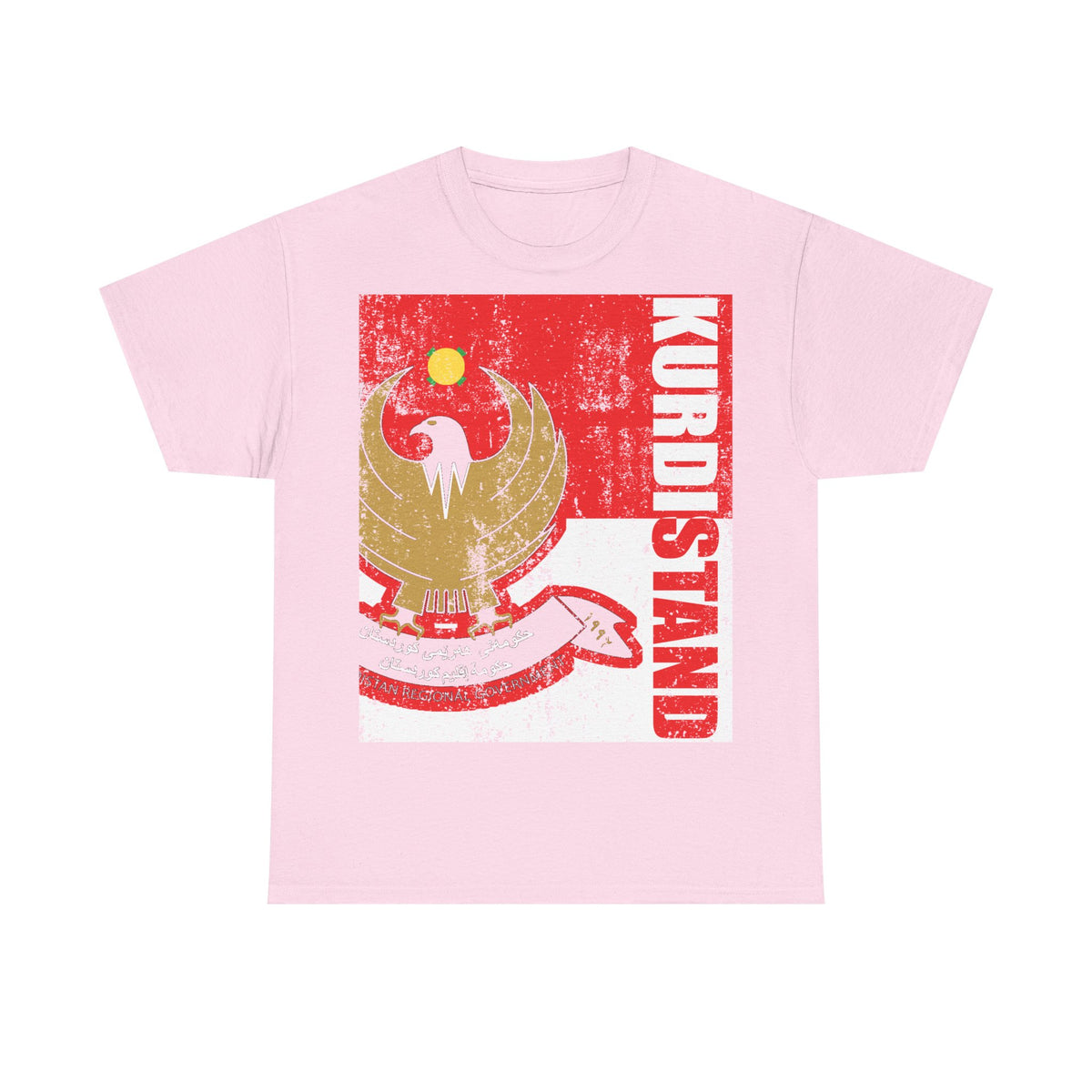 Kurdistán Azadi Escudo Bandera Patria Newroz Regalo - Camiseta unisex