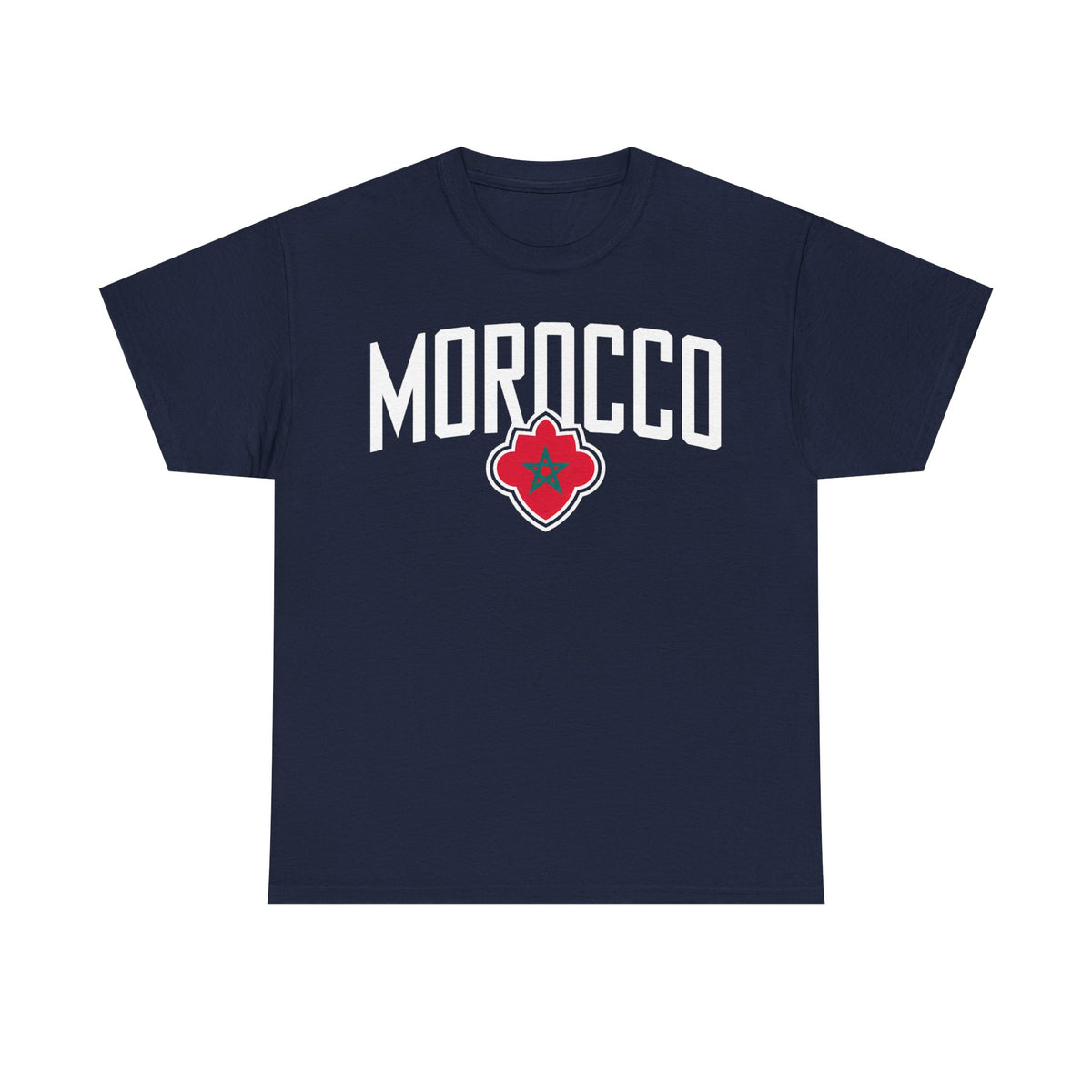 Escudo de hooligan de Marruecos Bandera de Marruecos Fútbol Aficionado Deporte Idea de regalo - Camiseta unisex