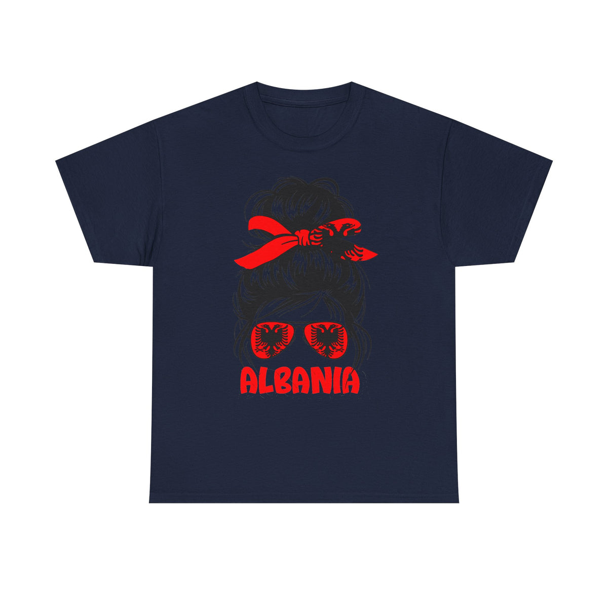 Camiseta unisex de Albania, escudo albanés, bandera, águila, fútbol, aficionado, deporte