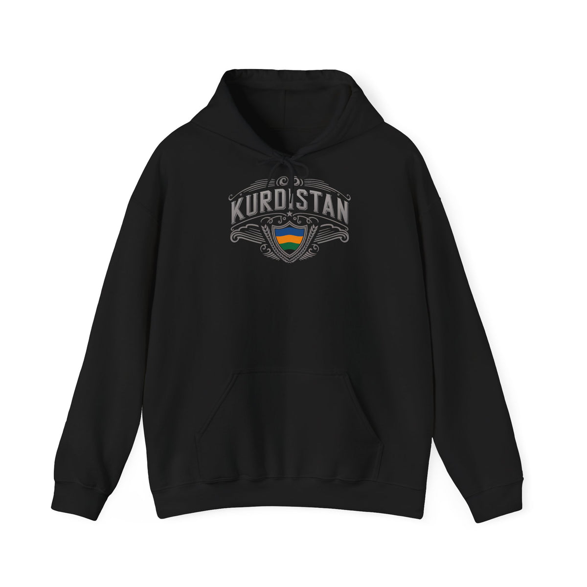 Kurdistan hooligan patria orgoglio stemma bandiera sport calcio tifoso regalo - Felpa con cappuccio unisex