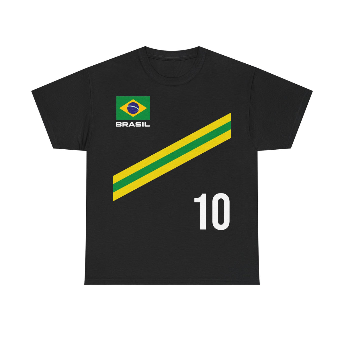 Brazil Brasilien Wappen Flagge Sport Fan Fußball Geschenkidee - Unisex T-Shirt