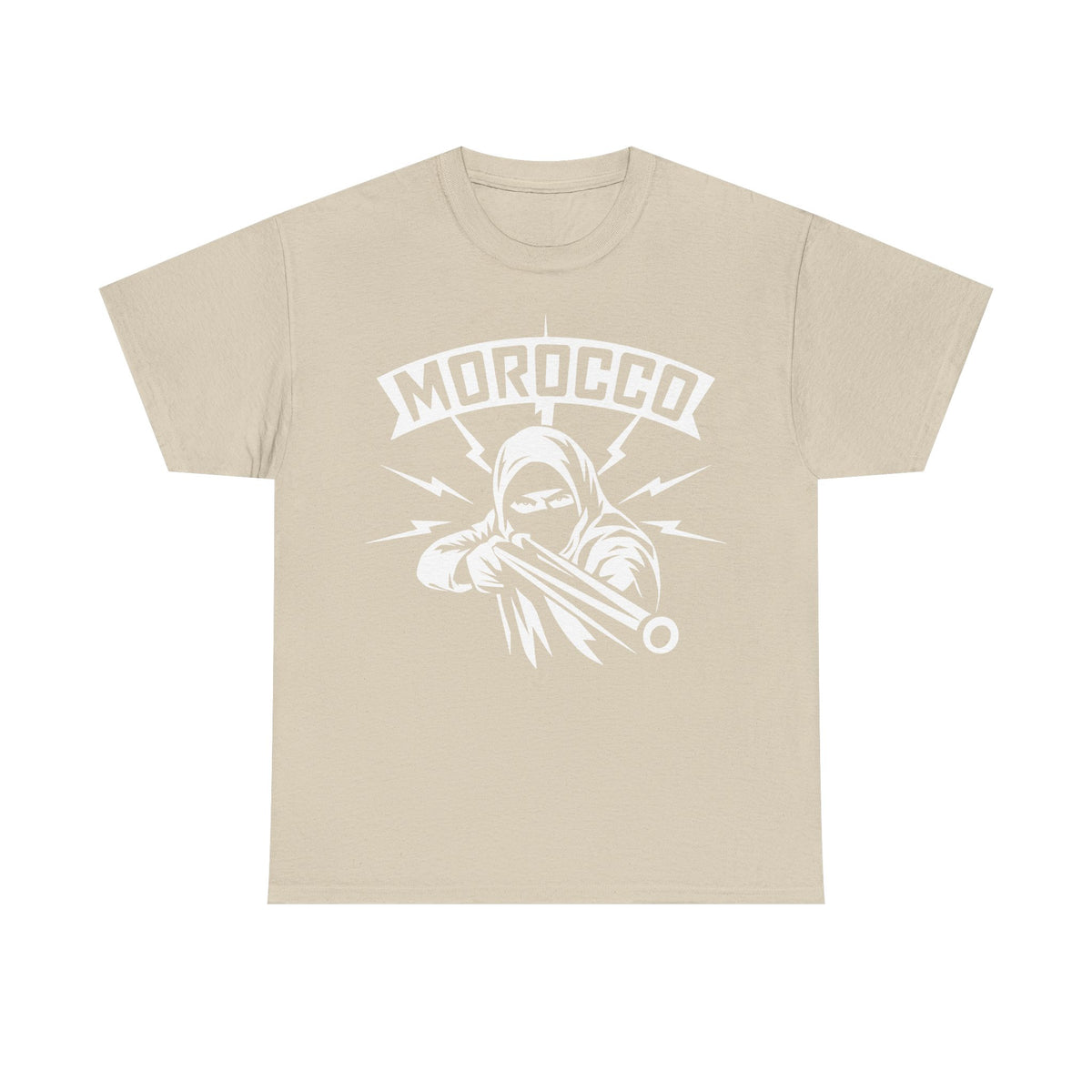 Escudo de hooligan de Marruecos Bandera de Marruecos Fútbol Aficionado Deporte Idea de regalo - Camiseta unisex