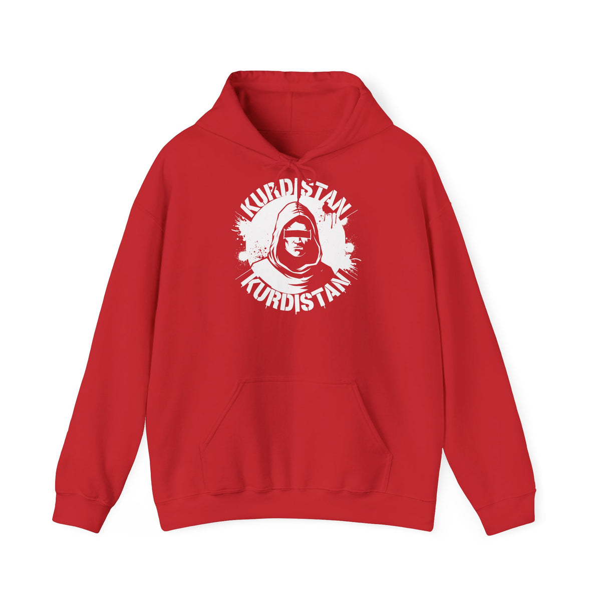 Kurdistan hooligan patria orgoglio stemma bandiera sport calcio tifoso regalo - Felpa con cappuccio unisex