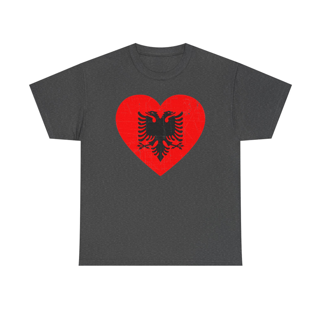 Albania Wappen Shqiptar Flagge Adler Fußball Fan Sport Unisex T Shirt