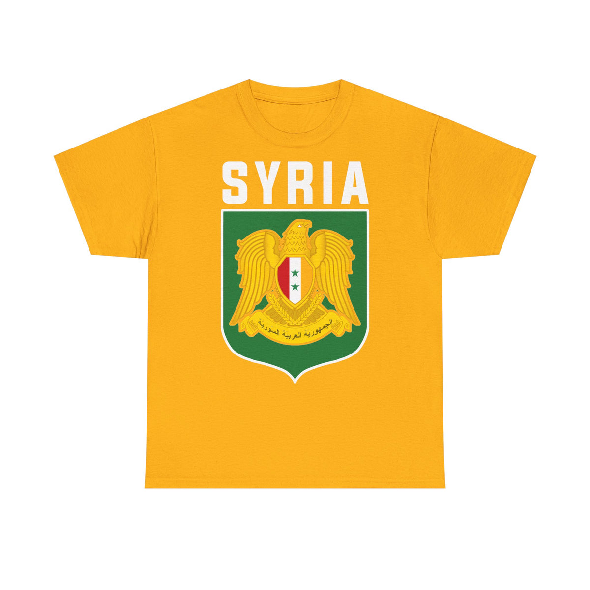 Syria Syrien Wappen Flagge Heimat Sport Fan Geschenkidee - Unisex T-Shirt
