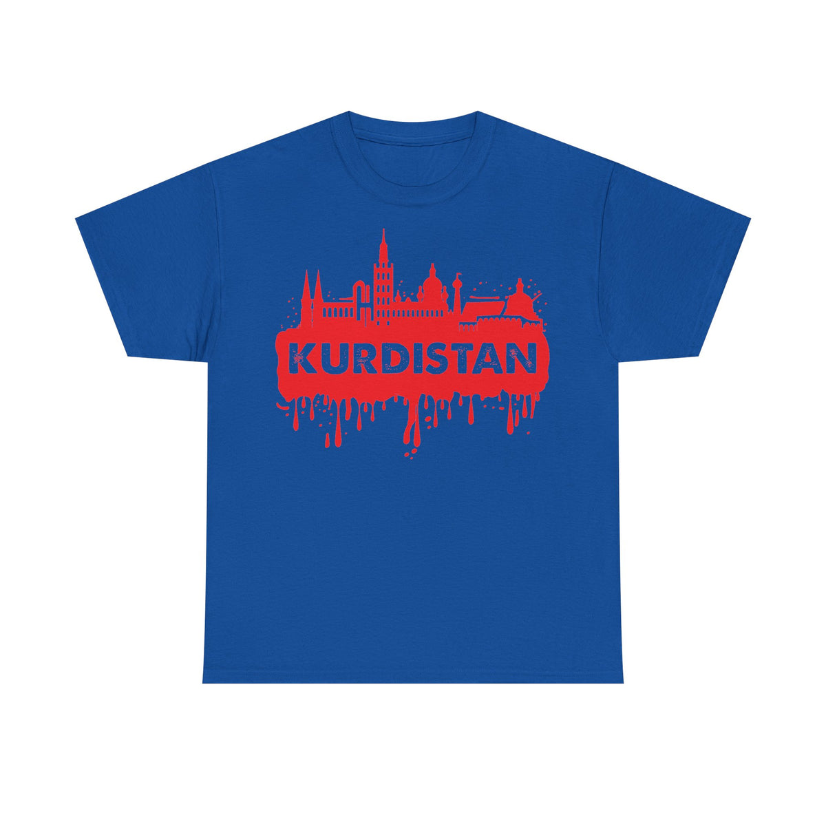 Kurdistán Azadi Escudo Bandera Patria Newroz Regalo - Camiseta unisex