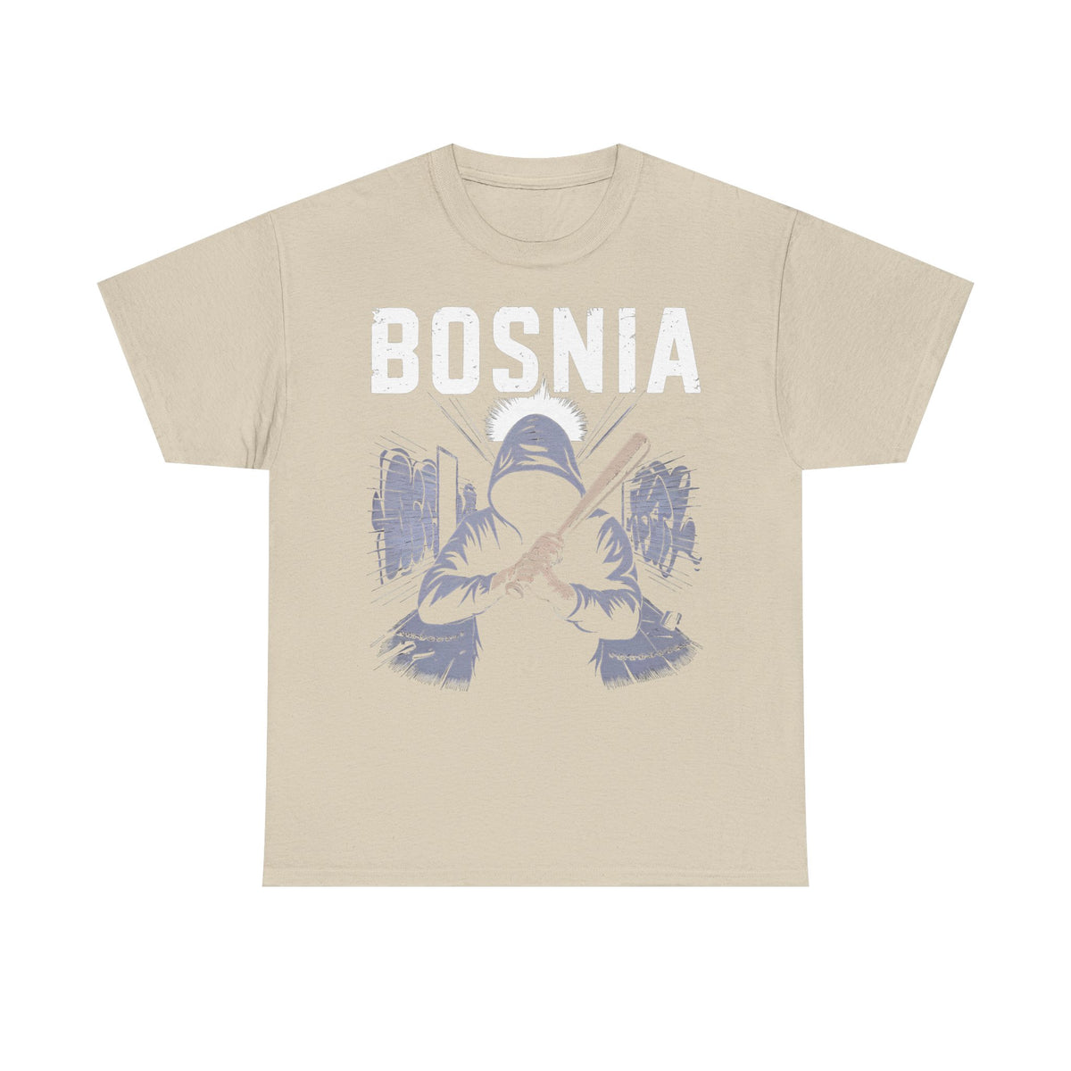 Bosnia escudo bandera orgullo patria aficionado al fútbol idea de regalo - Camiseta unisex