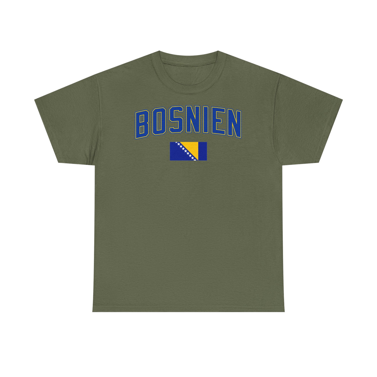 Bosnia Wappen Flagge Stolz Heimat Fußball fan Geschenkidee - Unisex T-Shirt