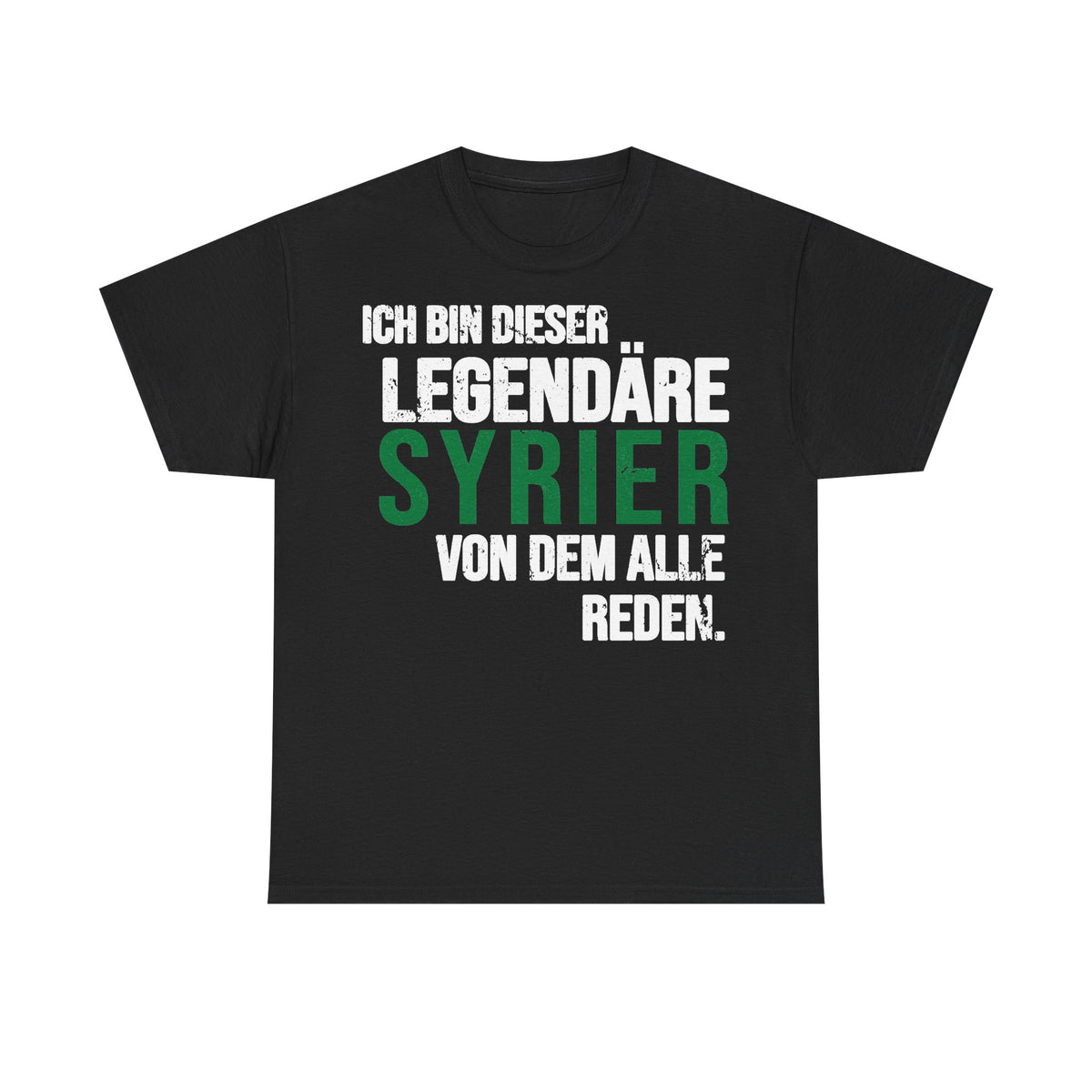 Syria Syrien Wappen Flagge Heimat Sport Fan Geschenkidee - Unisex T-Shirt