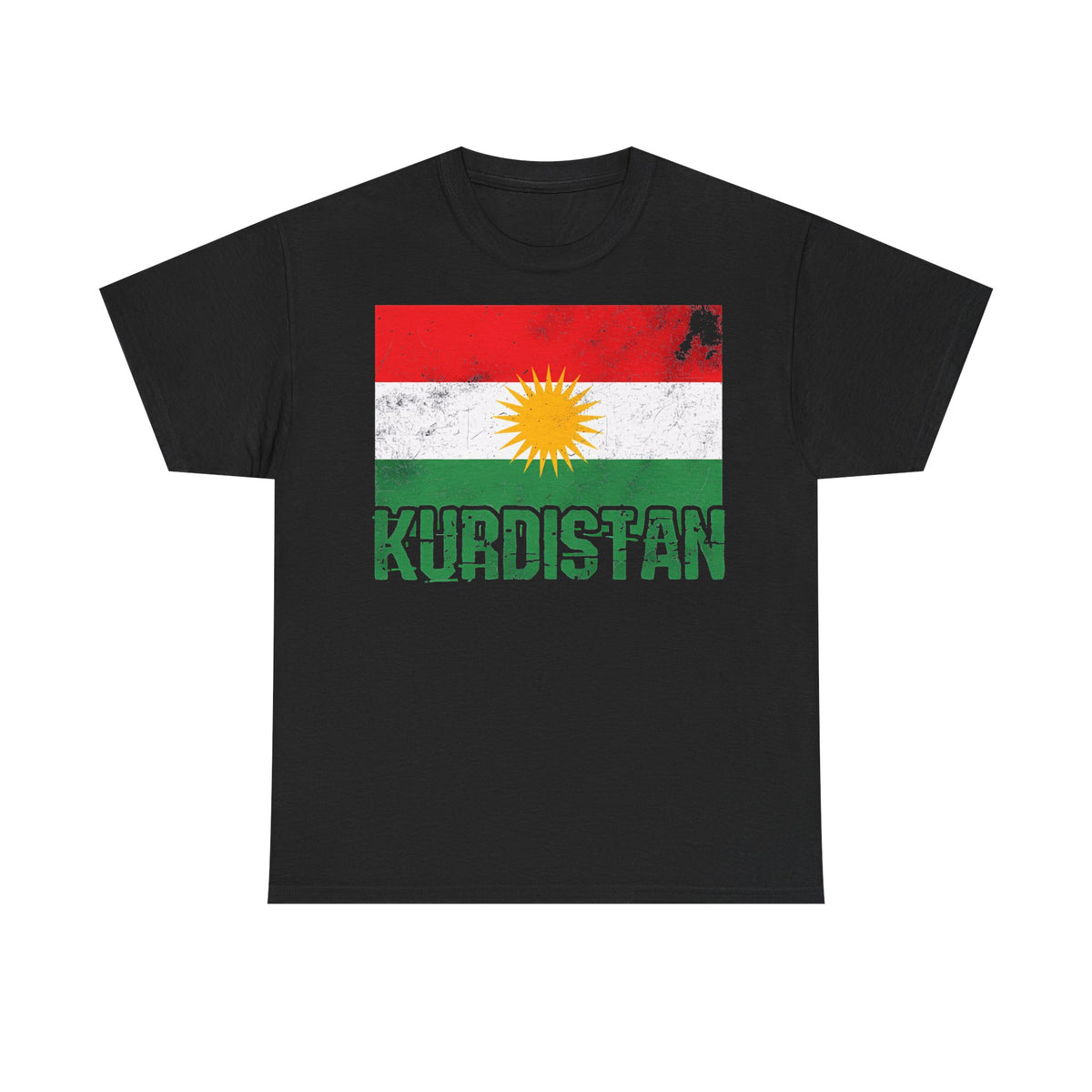 Kurdistán Azadi Escudo Bandera Patria Newroz Regalo - Camiseta unisex