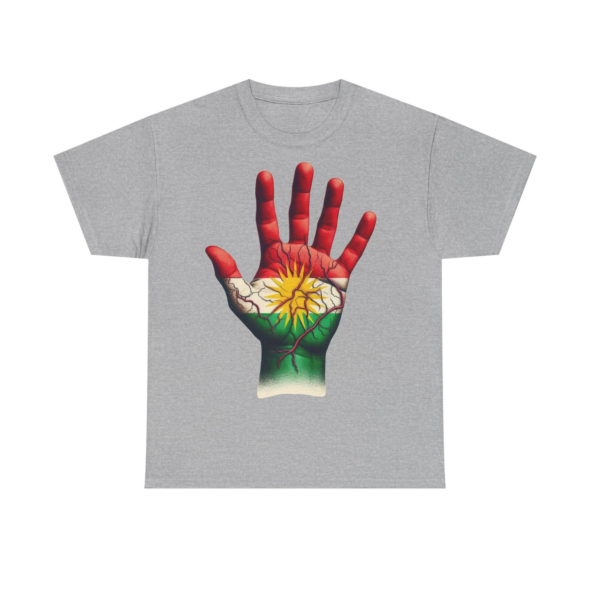 Kurdisches DNA im Blut Stolz Flagge - Unisex T-Shirt
