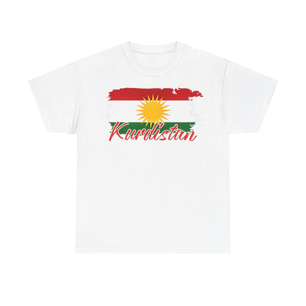 Kurdistán Azadi Escudo Bandera Patria Newroz Regalo - Camiseta unisex