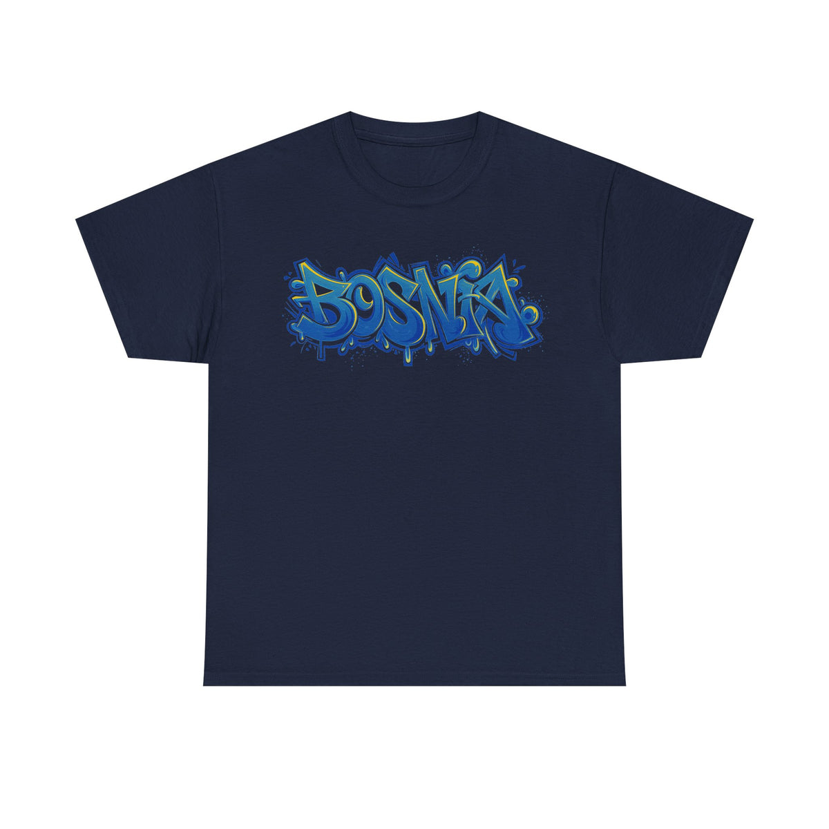 Bosnia escudo bandera orgullo patria aficionado al fútbol idea de regalo - Camiseta unisex