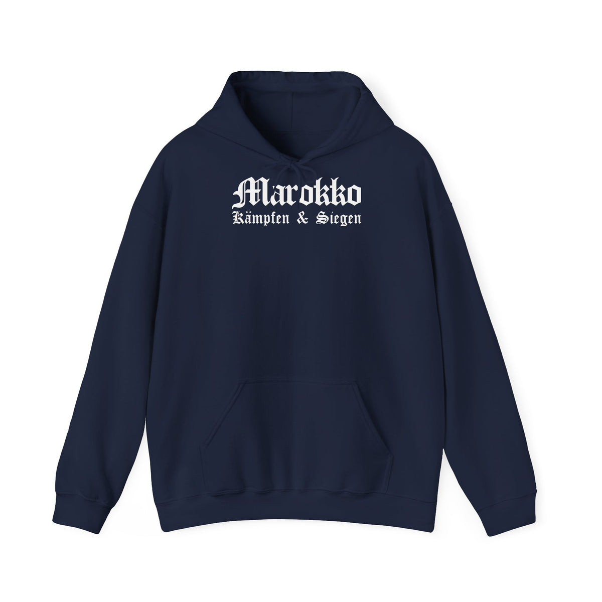 Stemma del Marocco Bandiera del Marocco Orgoglio Tifoso di calcio Sport Idea regalo - Felpa con cappuccio unisex