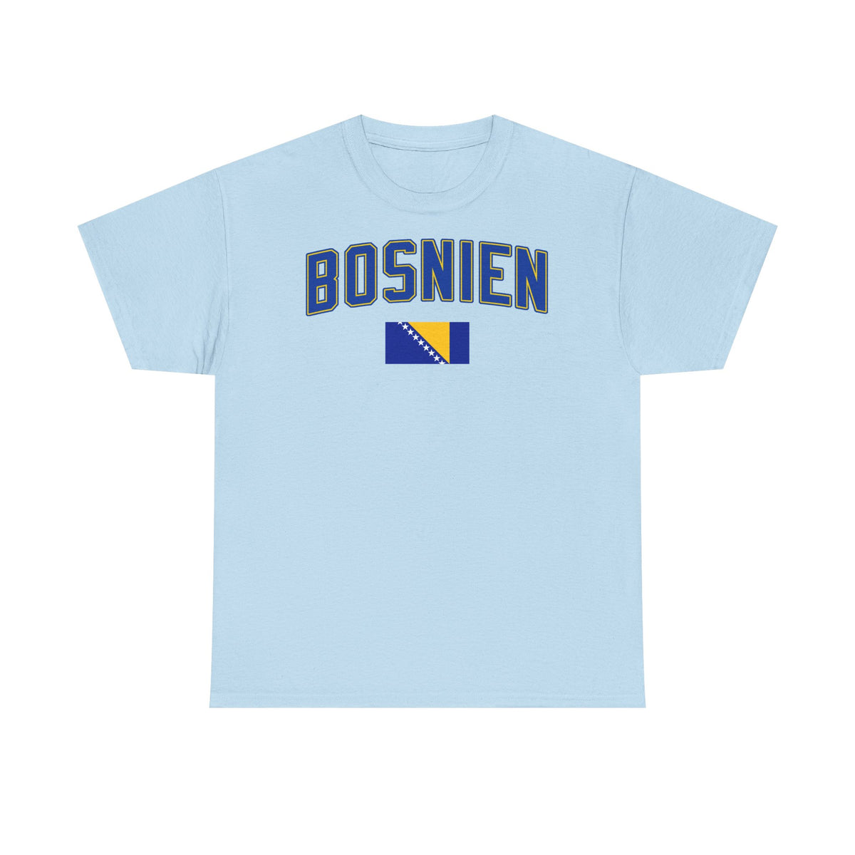 Bosnia Wappen Flagge Stolz Heimat Fußball fan Geschenkidee - Unisex T-Shirt