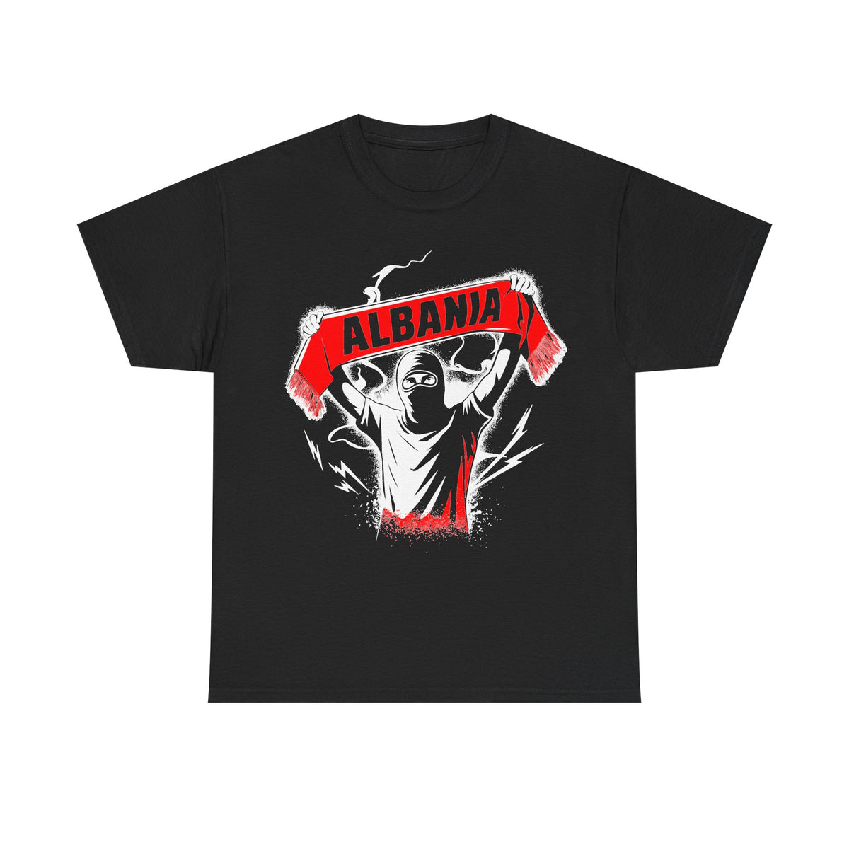 Albania Hooligan Wappen Shqiptar Flagge Adler Fußball Fan Sport - Unisex T Shirt