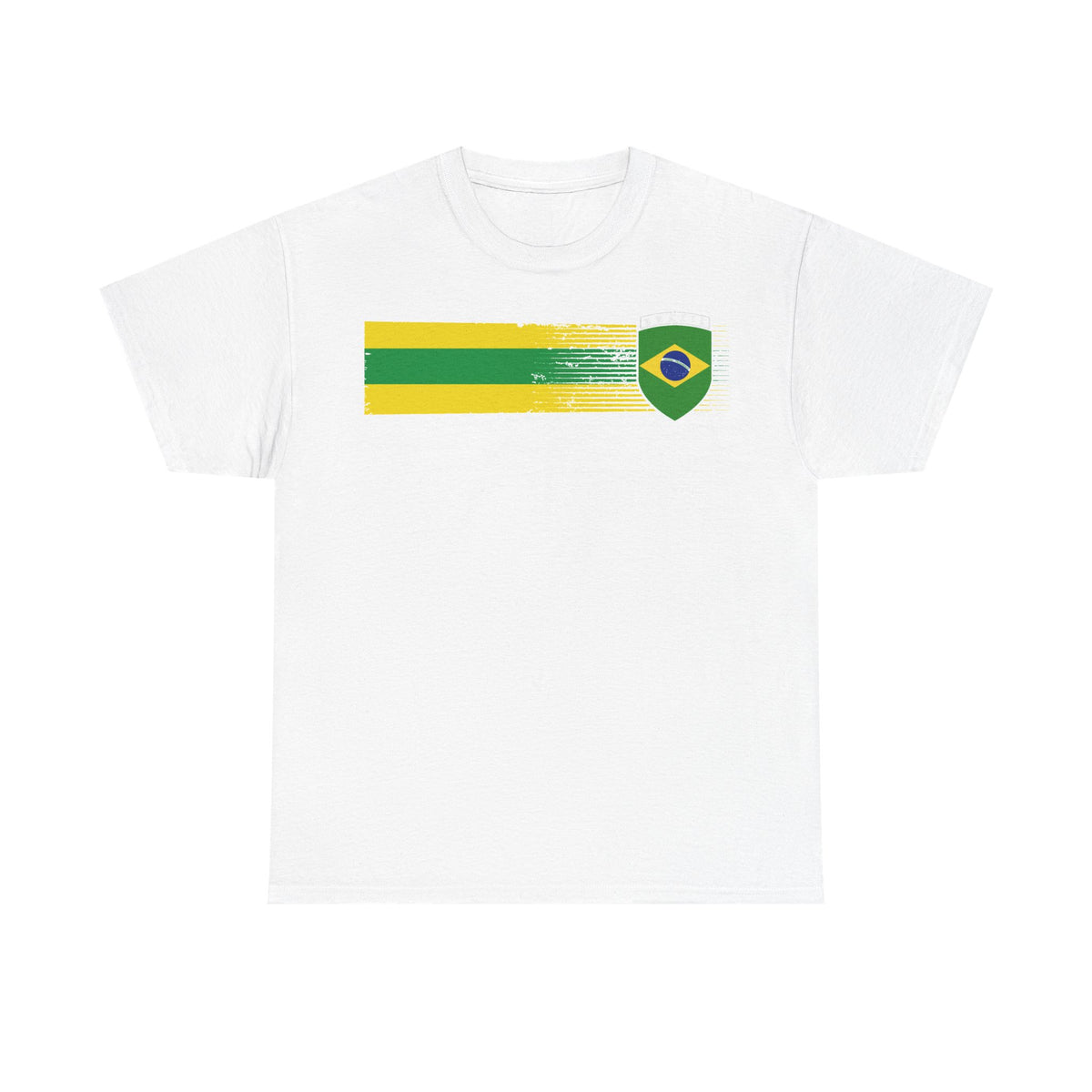 Brazil Brasilien Wappen Flagge Sport Fan Fußball Geschenkidee - Unisex T-Shirt