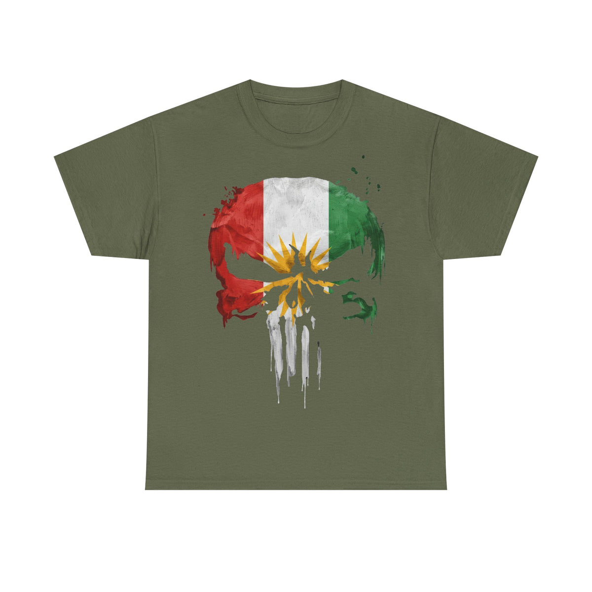 Kurdistan Maske Flagge Azadi Newroz - Unisex T-shirt