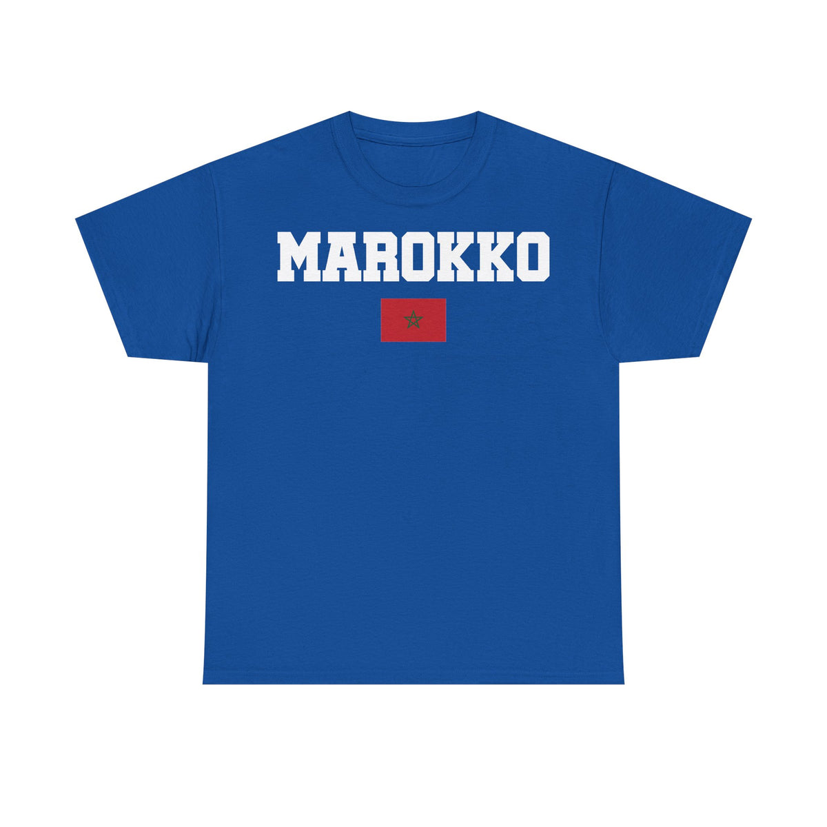 Marruecos Escudo Morocco Bandera Orgullo Fútbol Fan Deporte FIdea de regalo - Camiseta unisex