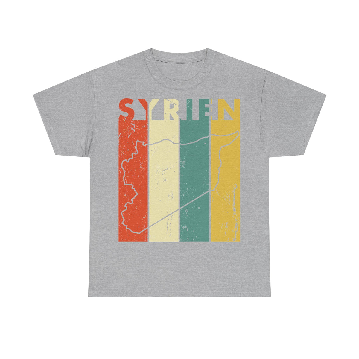 Syria Syrien Wappen Flagge Heimat Sport Fan Geschenkidee - Unisex T-Shirt